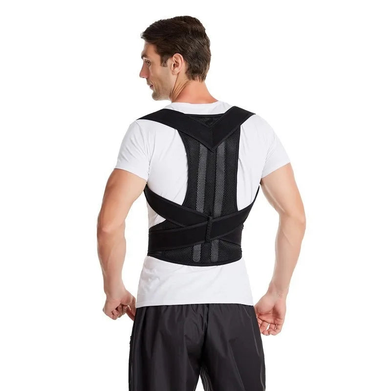 Povei Posture Corrector Shoulder Lumbar Brace for Spine Support