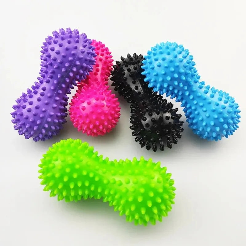 Povei Foot Massage Roller Peanut Spiky Ball Set for Pain Relief