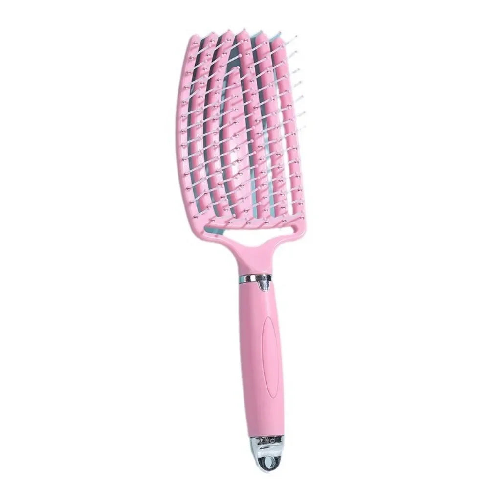 Povei Detangling Scalp Massage Hair Brush for Women - Hollow Out Design