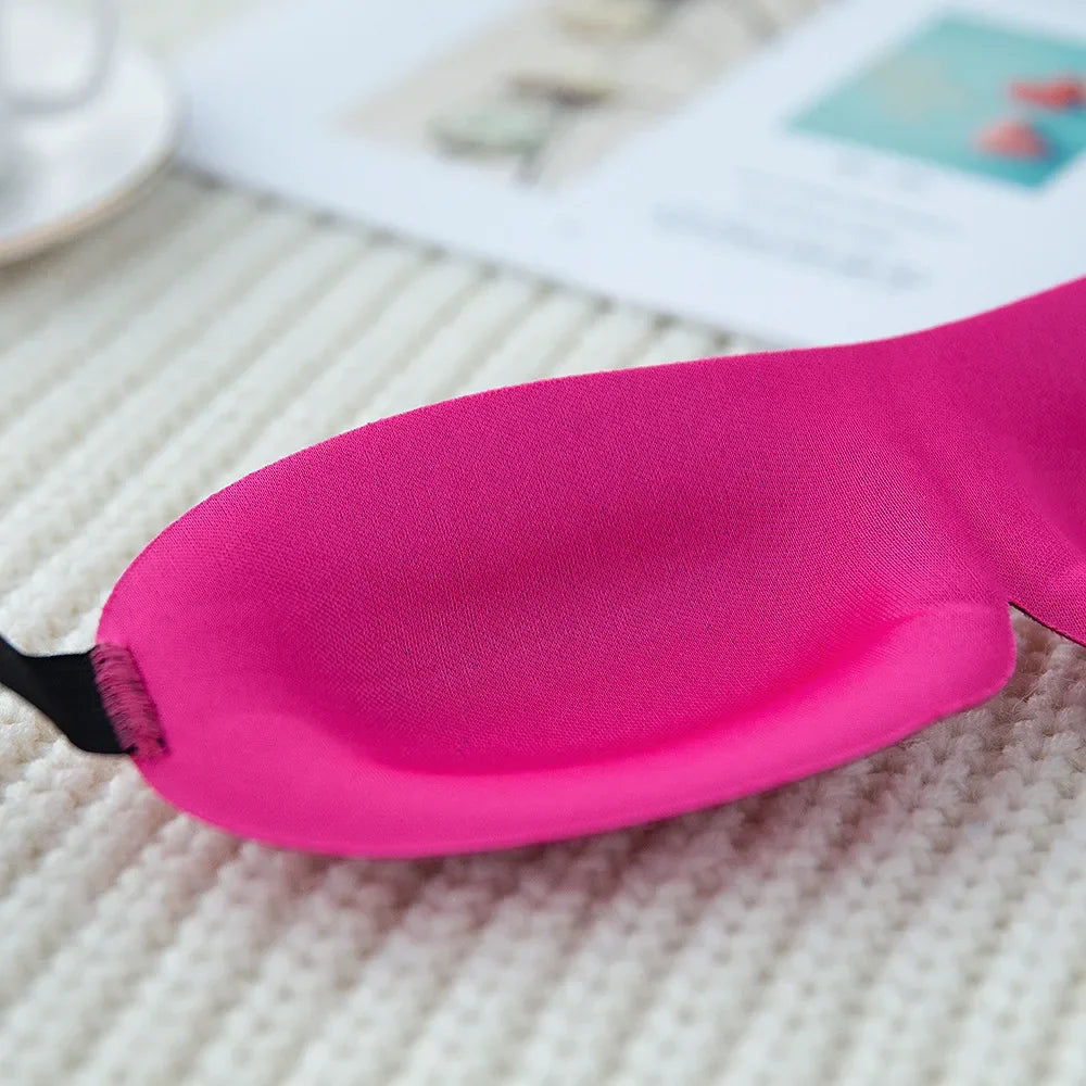 Povei 3D Sleep Mask - Soft Eye Cover for Travel and Relaxation