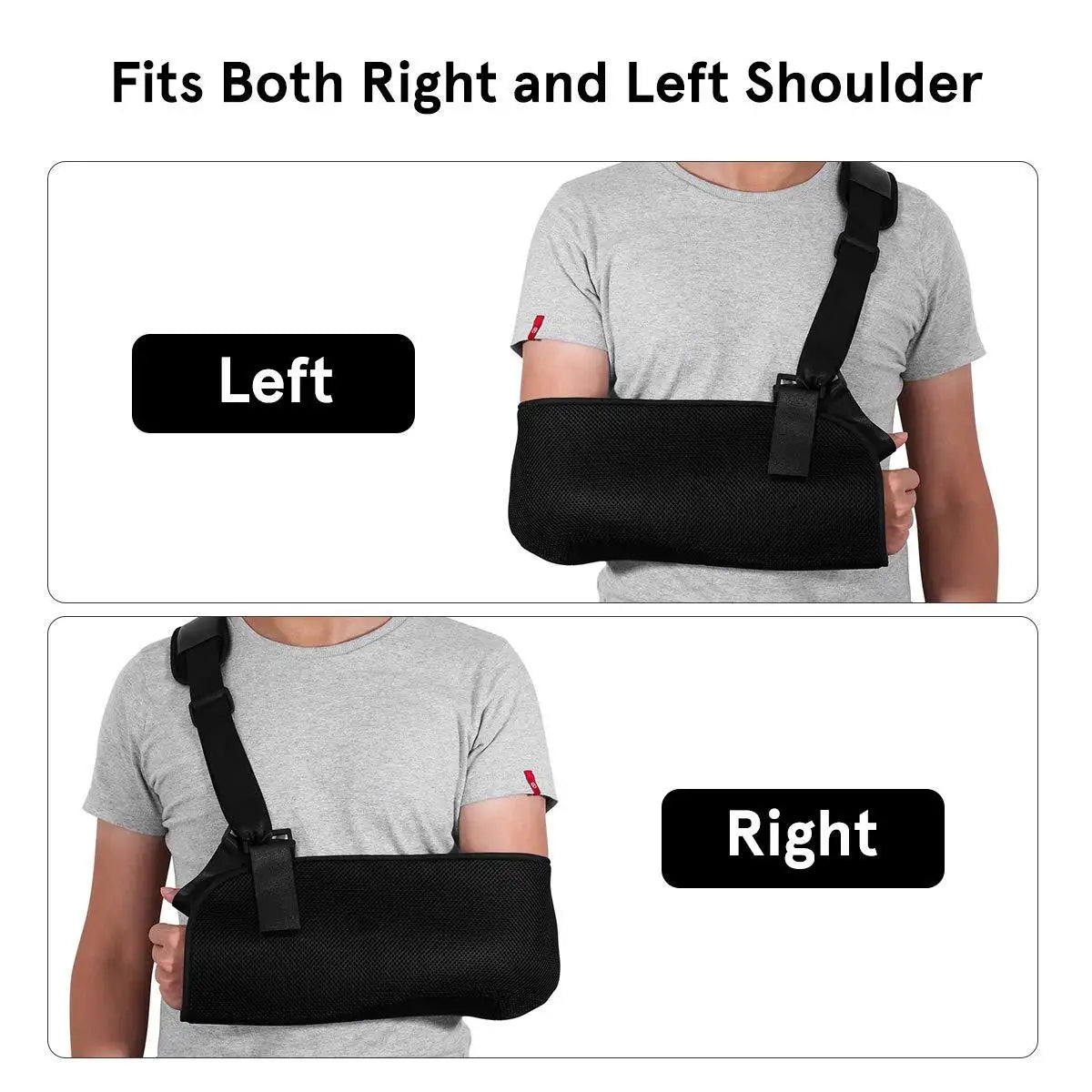 Povei Adjustable Arm Sling Shoulder Support Strap Fixator for Medical Care