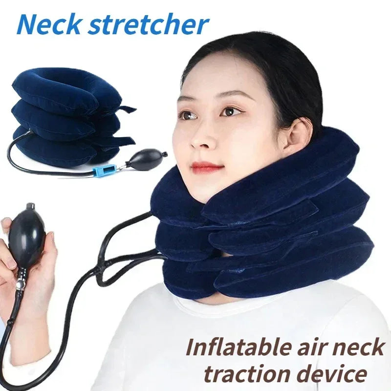 Povei Neck Stretcher Air Traction Device for Cervical HealthCare