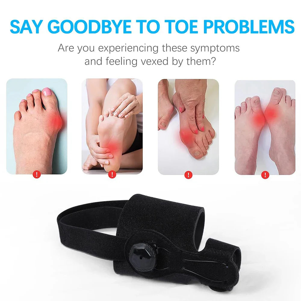 Povei Hallux Valgus Big Toe Corrector Orthopedic Bunion Splint Foot Pain Relief