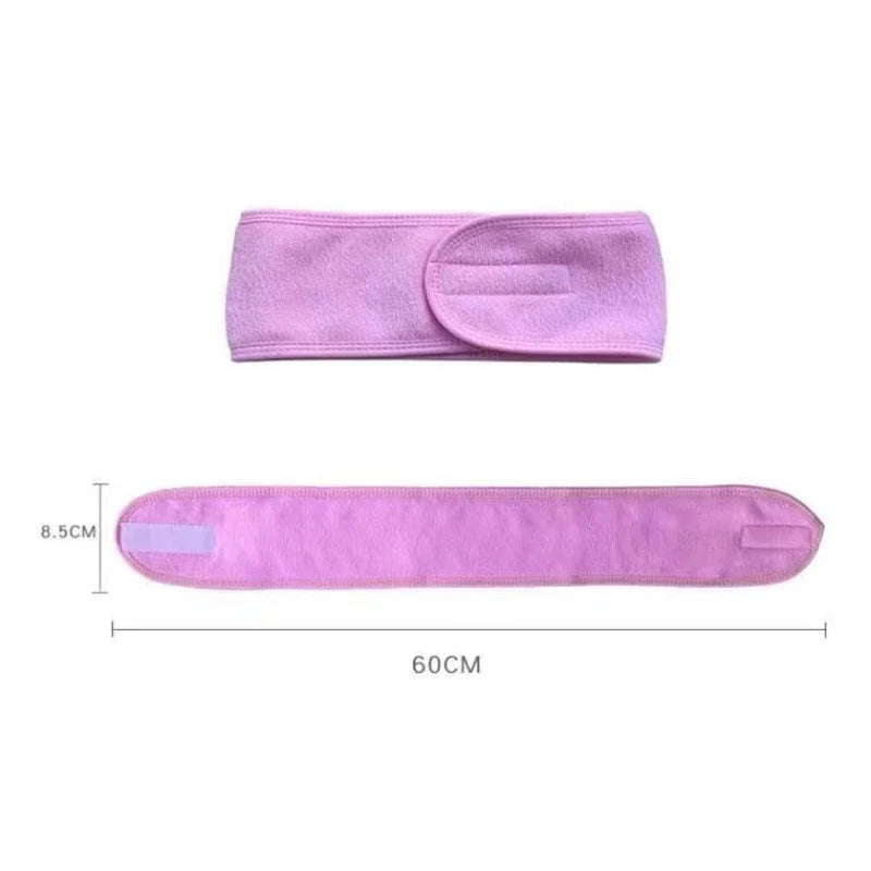 Povei Adjustable Spa Headband for Face Washing and Makeup