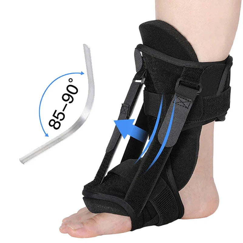 Povei Plantar Fasciitis Night Splint Adjustable Orthotic Brace for Foot Drop & Achilles Pain.