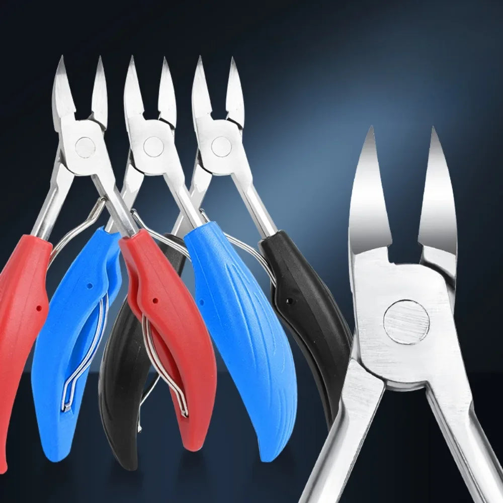 Povei Eagle Nose Nail Clipper Cutter - Curved Blade Manicure Tools