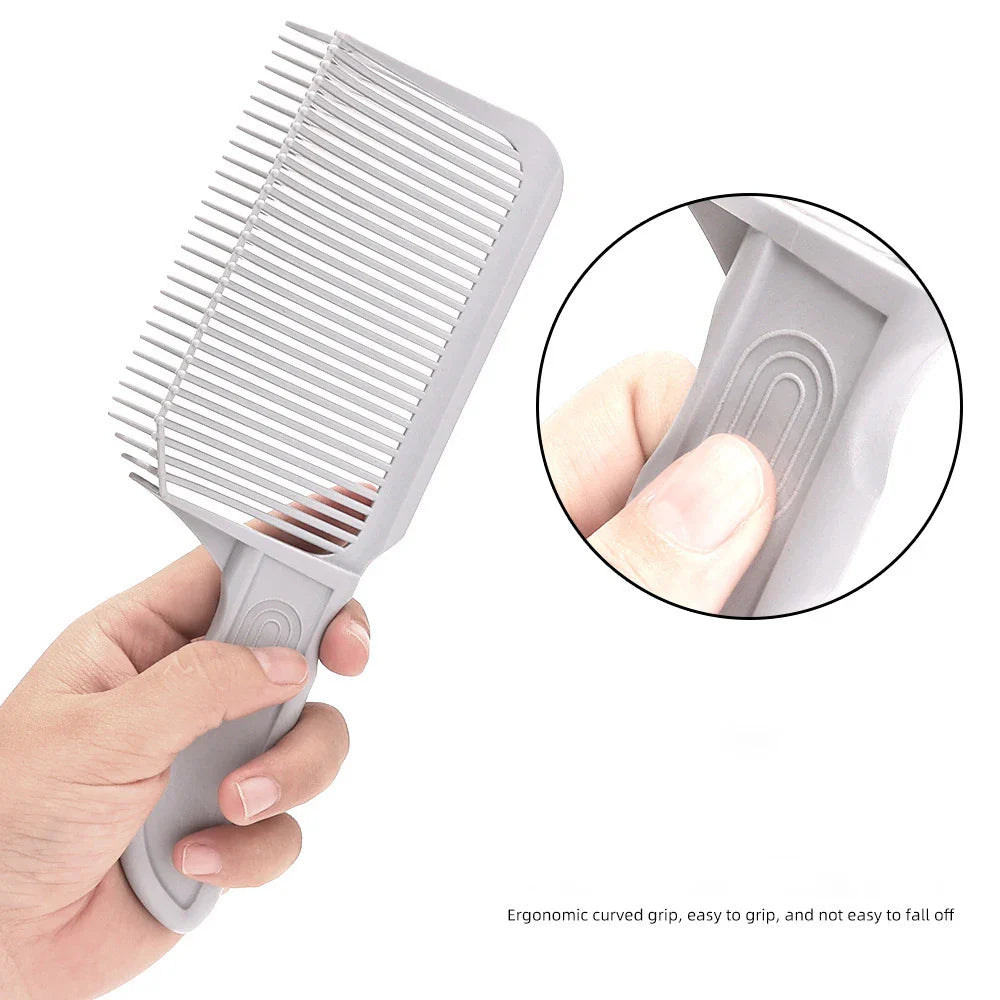 Povei Fade Combs: Professional Triangular Deep Tooth Hairdressing Comb