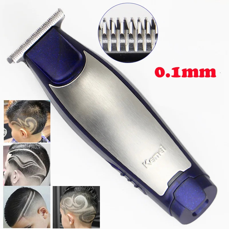 Povei KM-5021 Rechargeable Hair Clipper Baldheaded Trimmer 0mm Haircut Machine