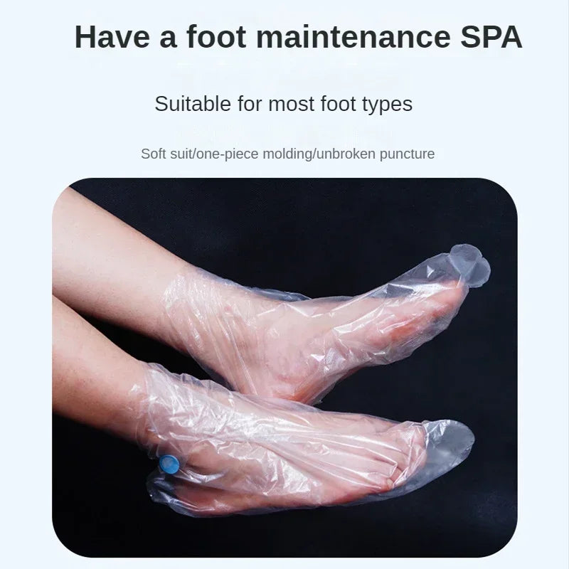 Povei Disposable Foot Bags Detox SPA Covers Pedicure Care Tools