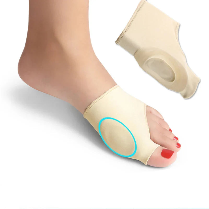 Povei Bunion Corrector Gel Pad Protector for Hallux Valgus Toe Separator