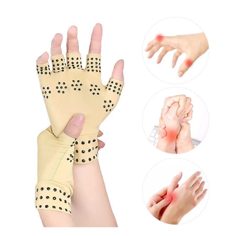 Povei Arthritis Relief Compression Gloves - Hand Pain Wrist Therapy & Support