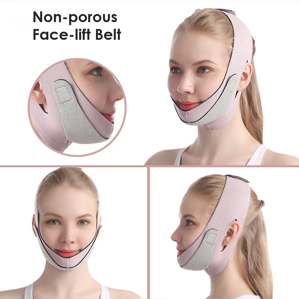 Povei V Line Face Slimming Bandage: Women's Face Shaper & Cheek Lift Up Tool