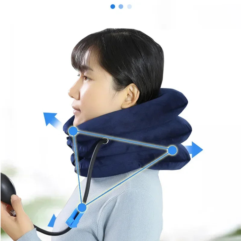 Povei Neck Stretcher Air Traction Device for Cervical HealthCare