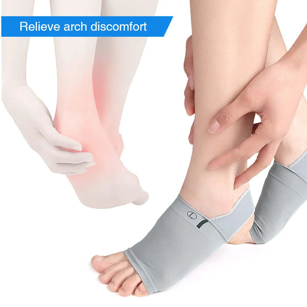 Povei Arch Support Sleeves for Plantar Fasciitis & Heel Spurs - Foot Care Relief