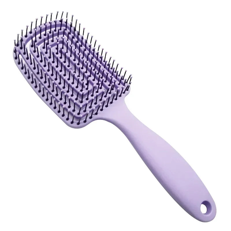 Povei Detangle Hair Brush for Women - Scalp Massage Comb for Wet Curly Hair