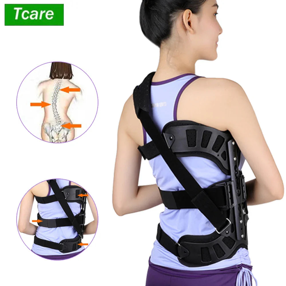 Povei Adjustable Scoliosis Posture Corrector for Adults - Spinal Orthosis by Tcare