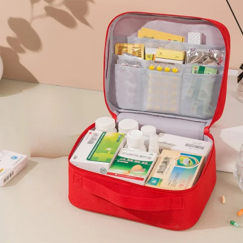 Povei Portable Medicine Storage Bag for Emergency First Aid Kit