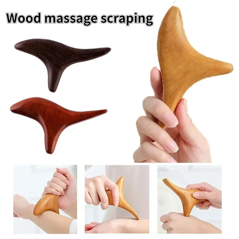 Povei Wood Therapy Trigger Point Massage Tools for Professional Lymphatic Drainage