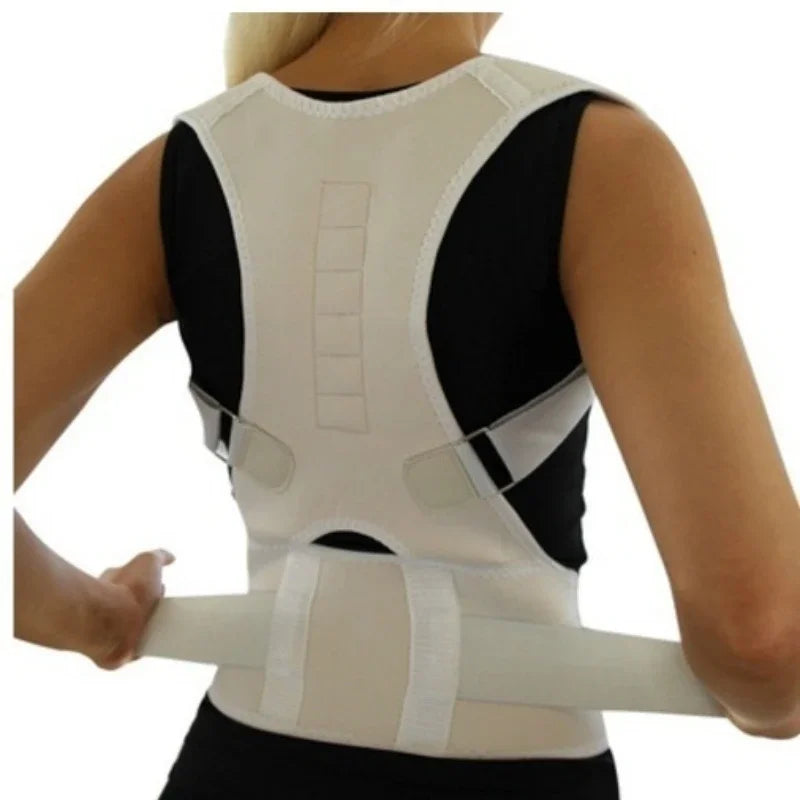 Adjustable Magnet Posture Corrector Back Brace Straightener by Povei