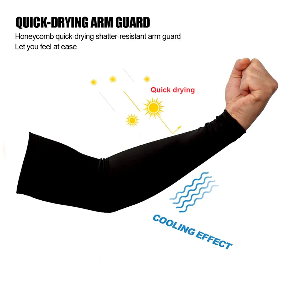 Povei Cooling Arm Sleeves for Sun Protection and Tattoo Cover Up