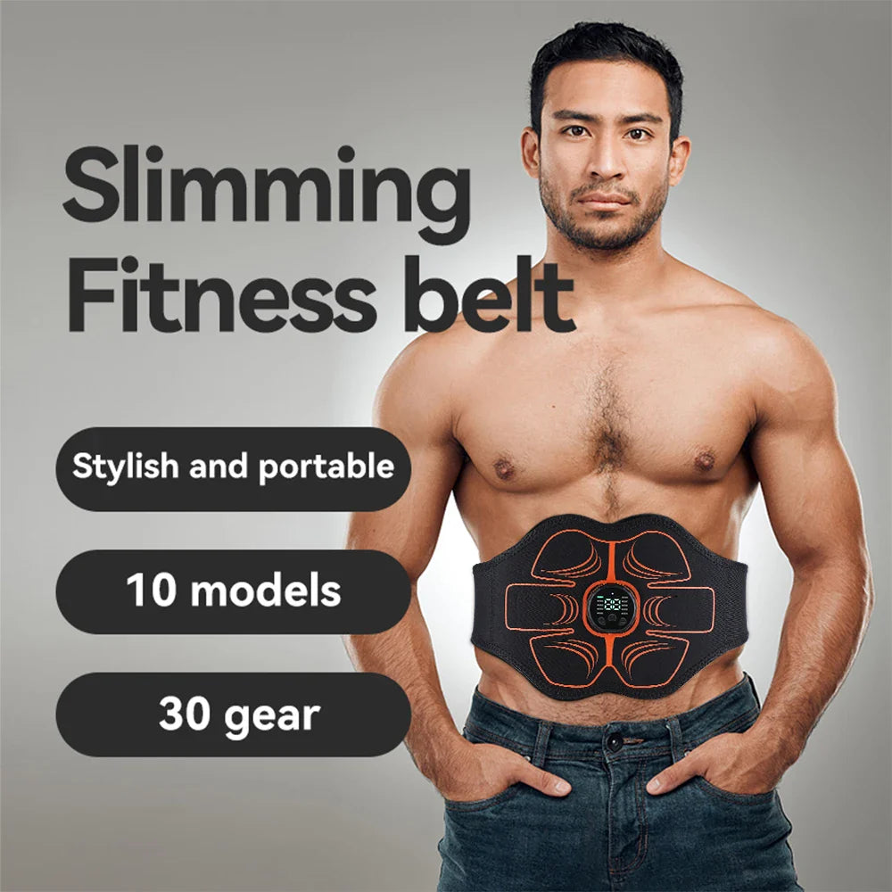 Povei Abs EMS Trainer Belt for Effective Weight Loss and Fitness Goals