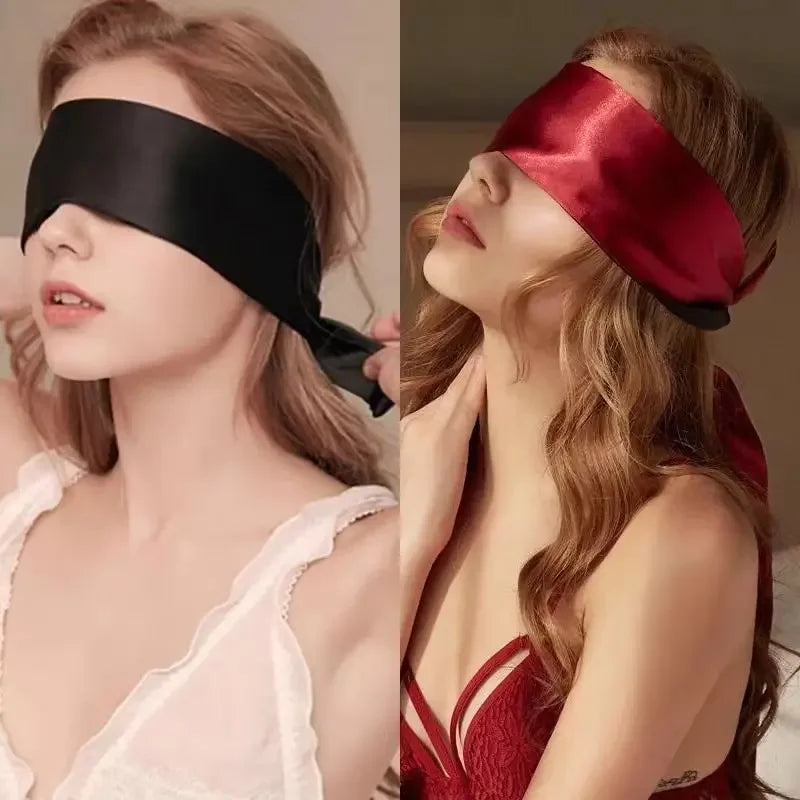 Povei Silk Eye Cover & Satin Sleep Mask for Women