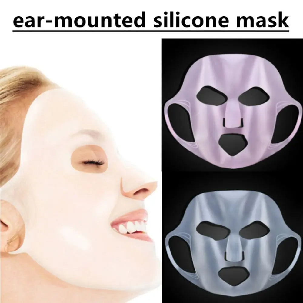 Povei Silicone Face Mask Holder for Skin Care Moisturizing and Preventing Evaporation