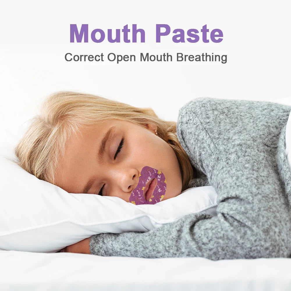 Povei Anti Snoring Mouth Tape for Kids Improved Nighttime Sleep