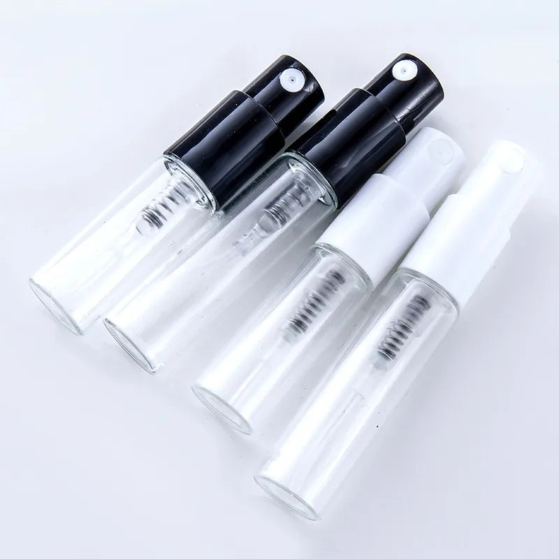 Povei Clear Mini Perfume Glass Bottle Set