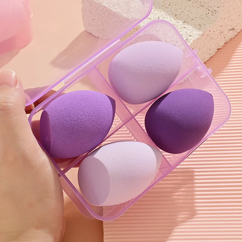 Povei Beauty Egg Makeup Sponges Set | Soft Foundation Cosmetic Puff Kit