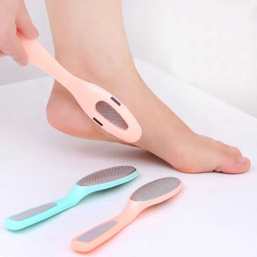 Povei Callus Remover Foot File Set Feet Care Tool with Massage Brush