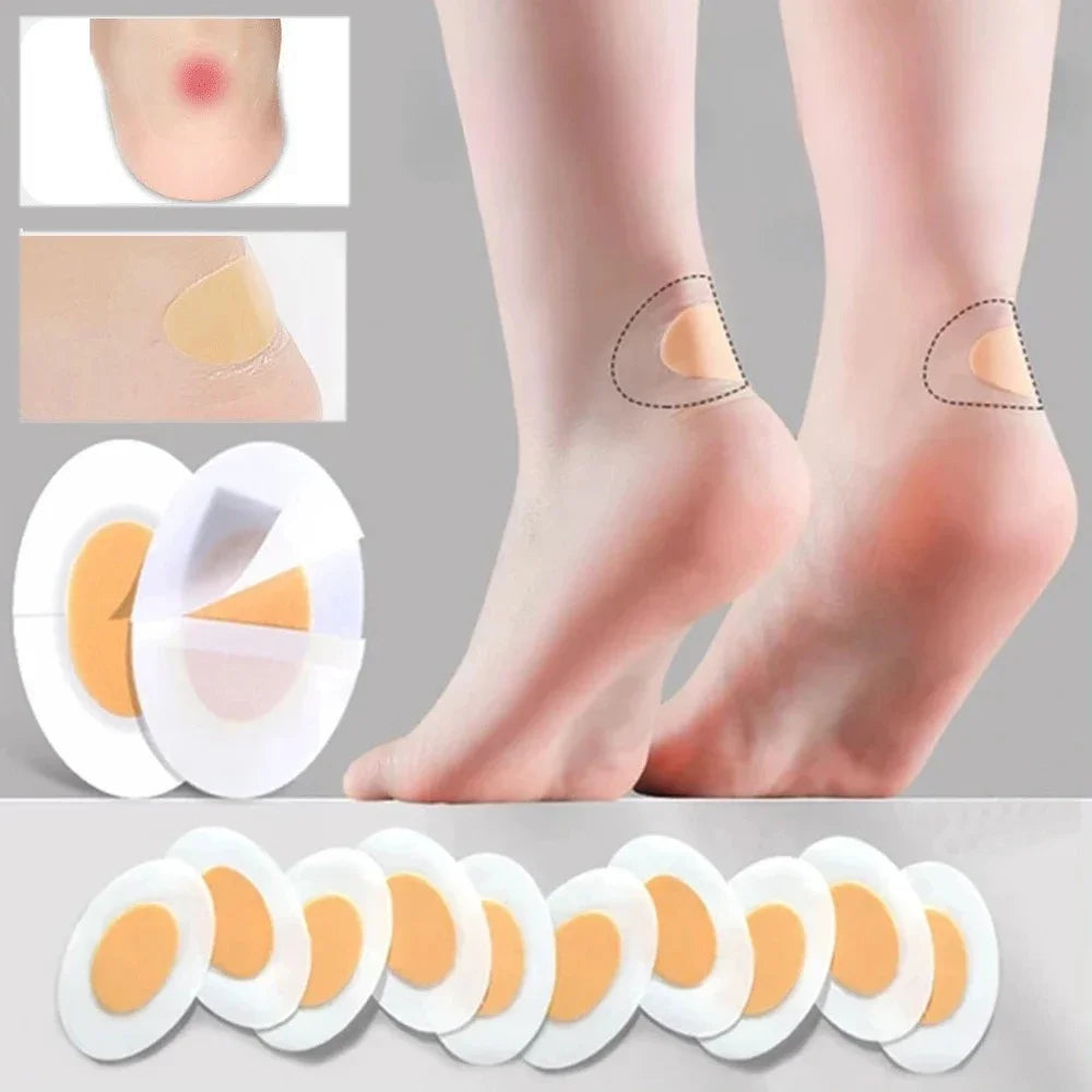 Povei Gel Heel Protector Blister Pads Pain Relief Sticker 10PCS