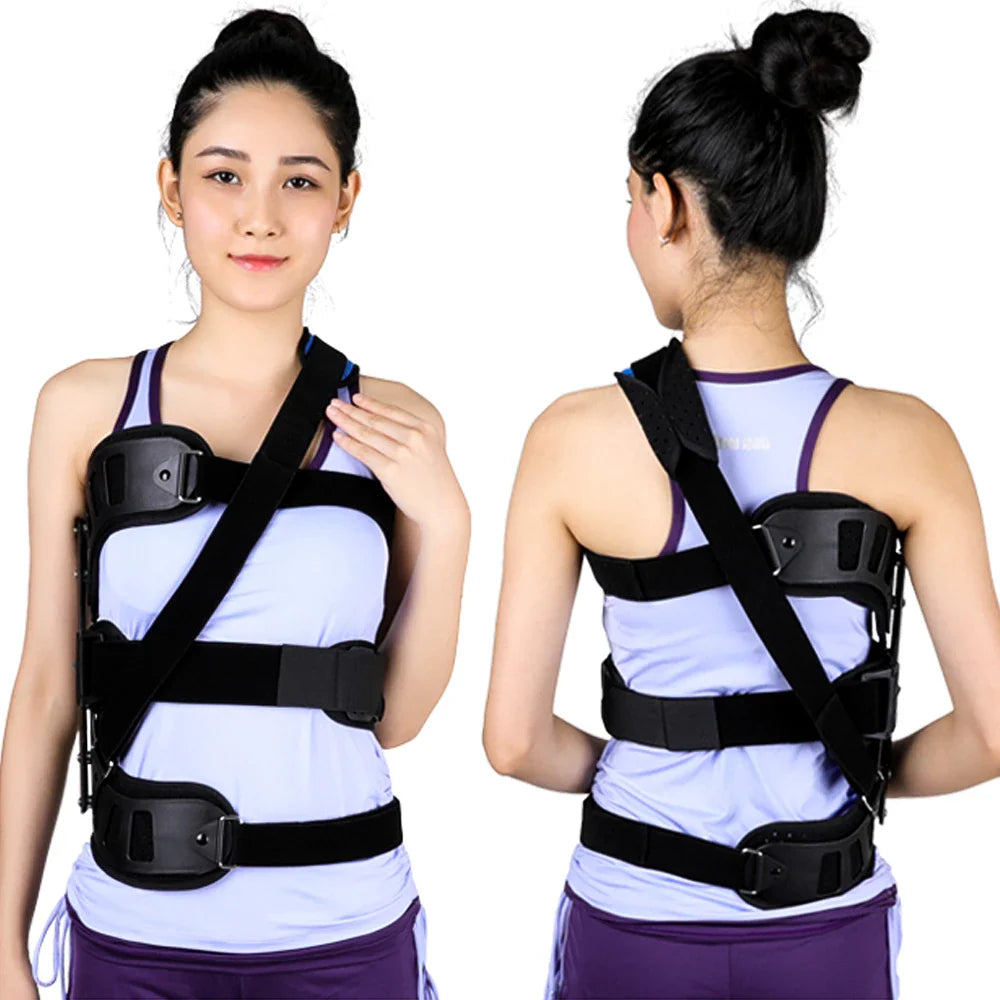 Povei Adjustable Scoliosis Posture Corrector for Adults - Spinal Orthosis by Tcare