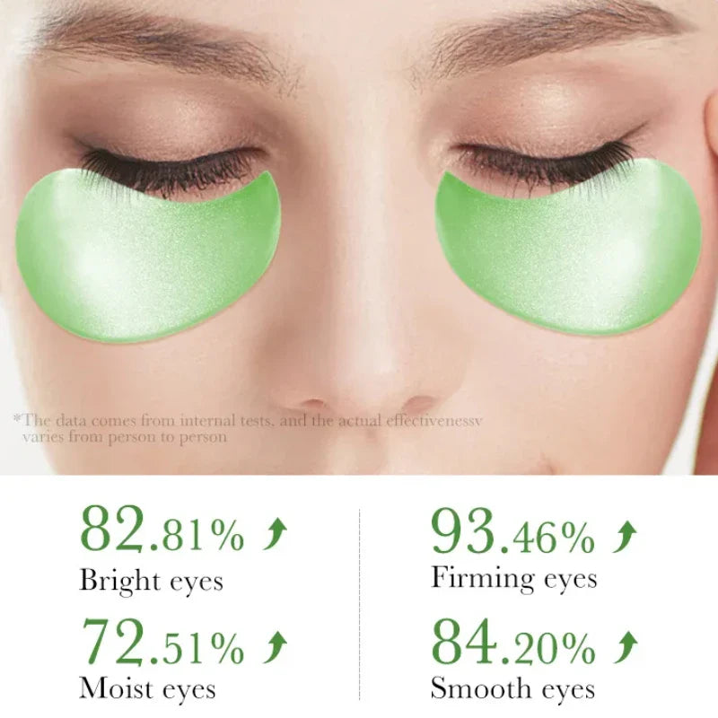 Povei Aloe Vera Collagen Eye Mask for Dark Circles and Wrinkles