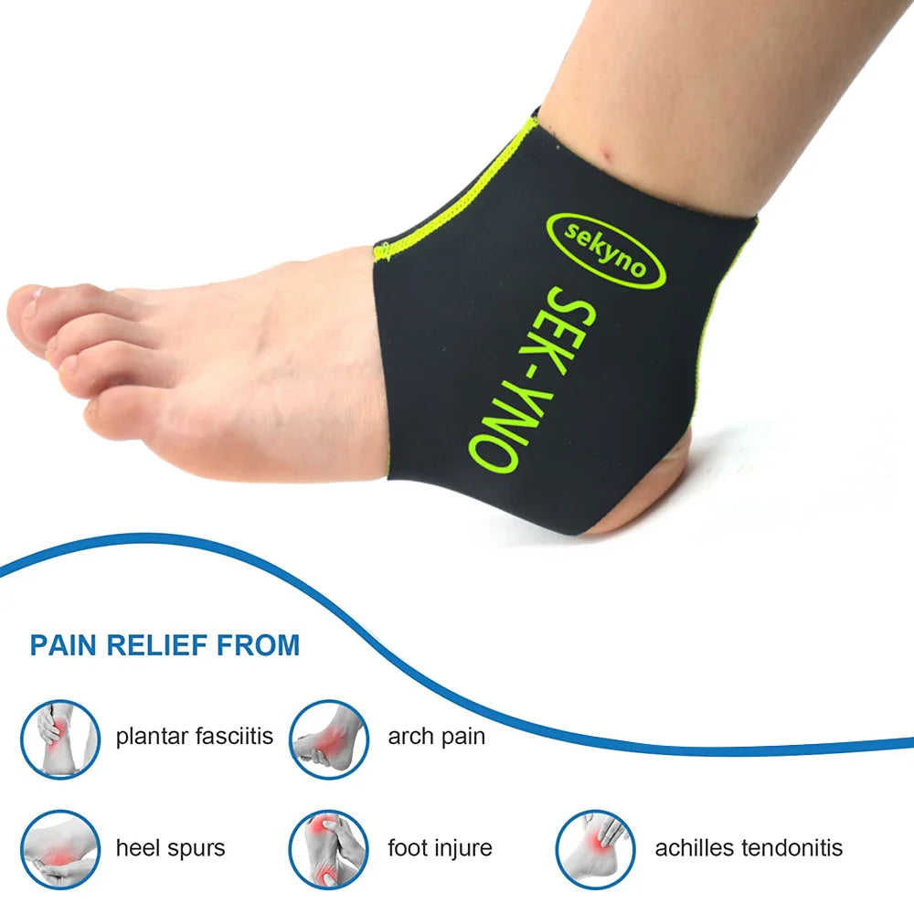 Povei Ankle Brace: Support for Sprained Ankle, Fasciitis & Achilles Tendon