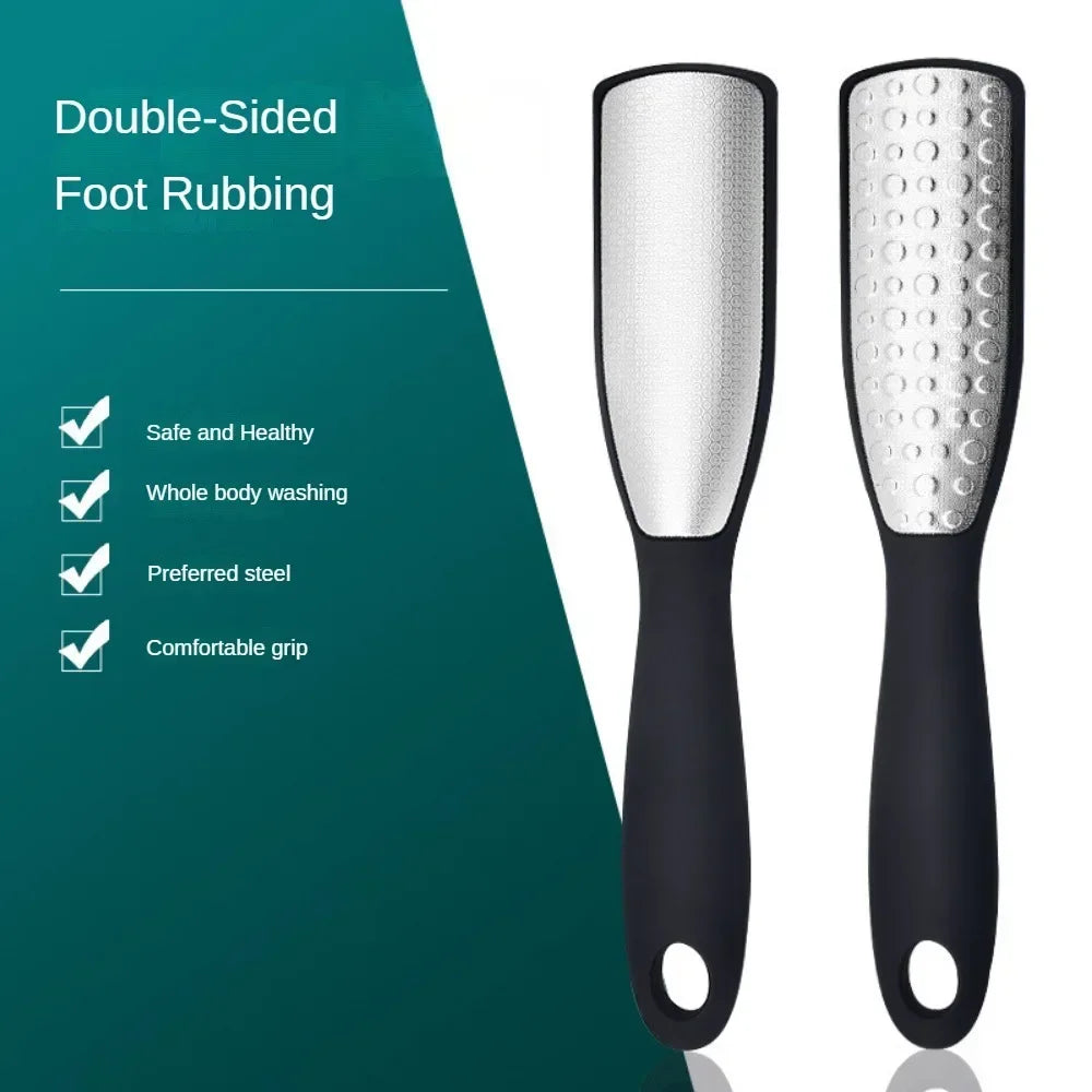 Povei Stainless Steel Callus Remover Foot File for Smooth Heels & Foot Care