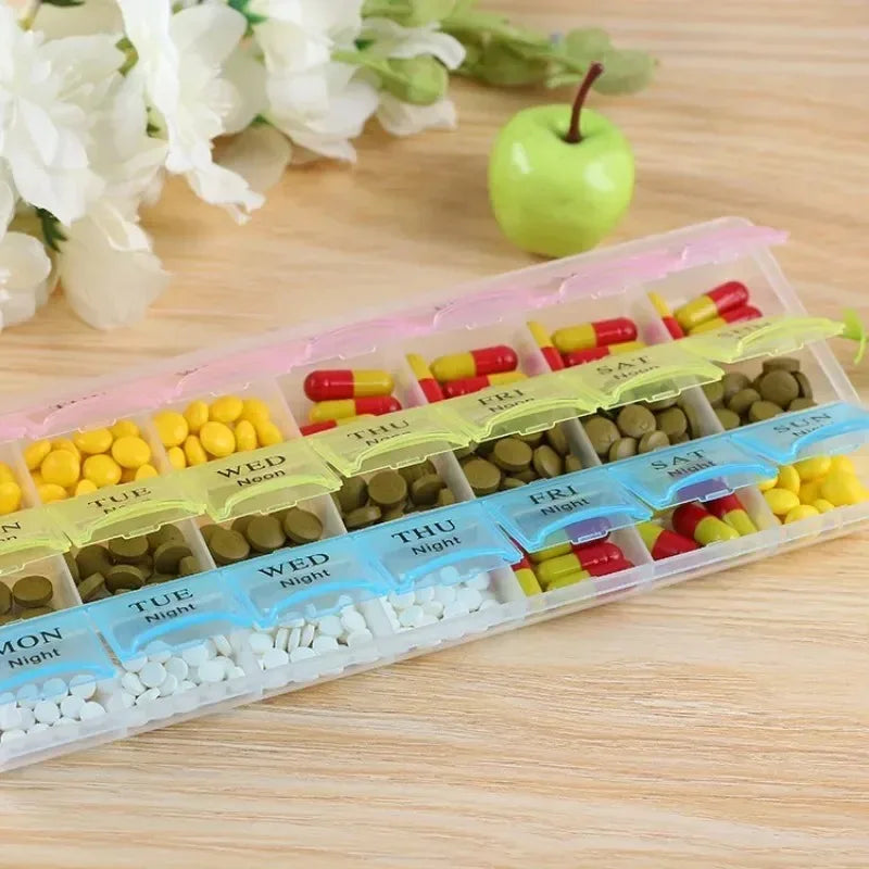 Povei Candy & Pill Dispensers: 7-Day Medication Storage Boxes & Containers