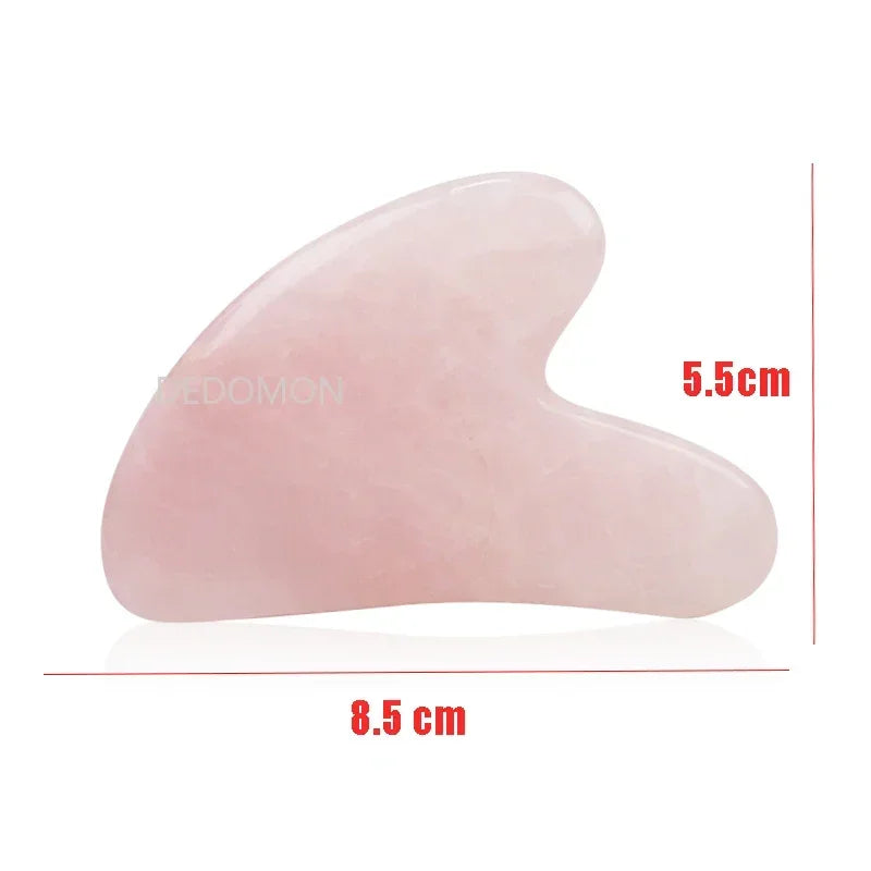 Povei Terahertz Stone Acupoint Massager Scraping Tool for Facial Slimming Beauty Care