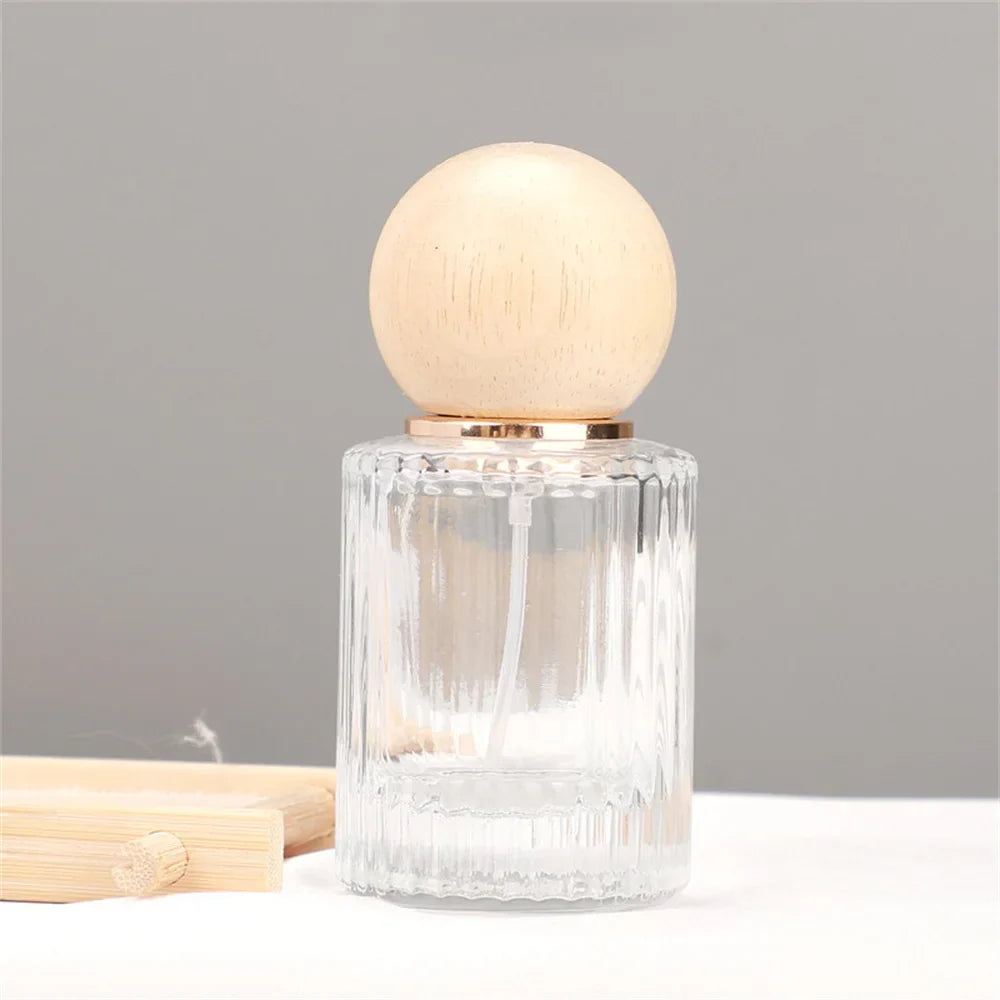 Povei 30ml Glass Spray Perfume Bottle - Travel Size Refillable Cosmetic Packaging