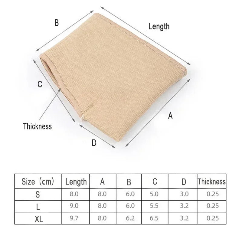 Povei Metatarsal Gel Pads - Half Toe Bunion Cushion for Forefoot Comfort