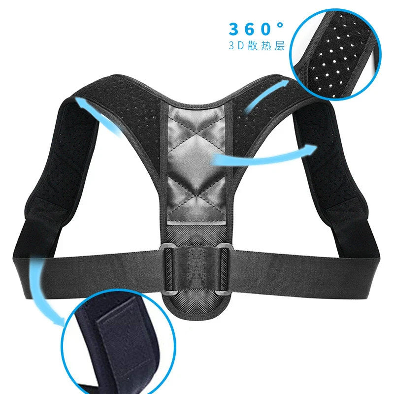 Adjustable Back Posture Corrector by Povei: Stop Slouching and Improve Posture