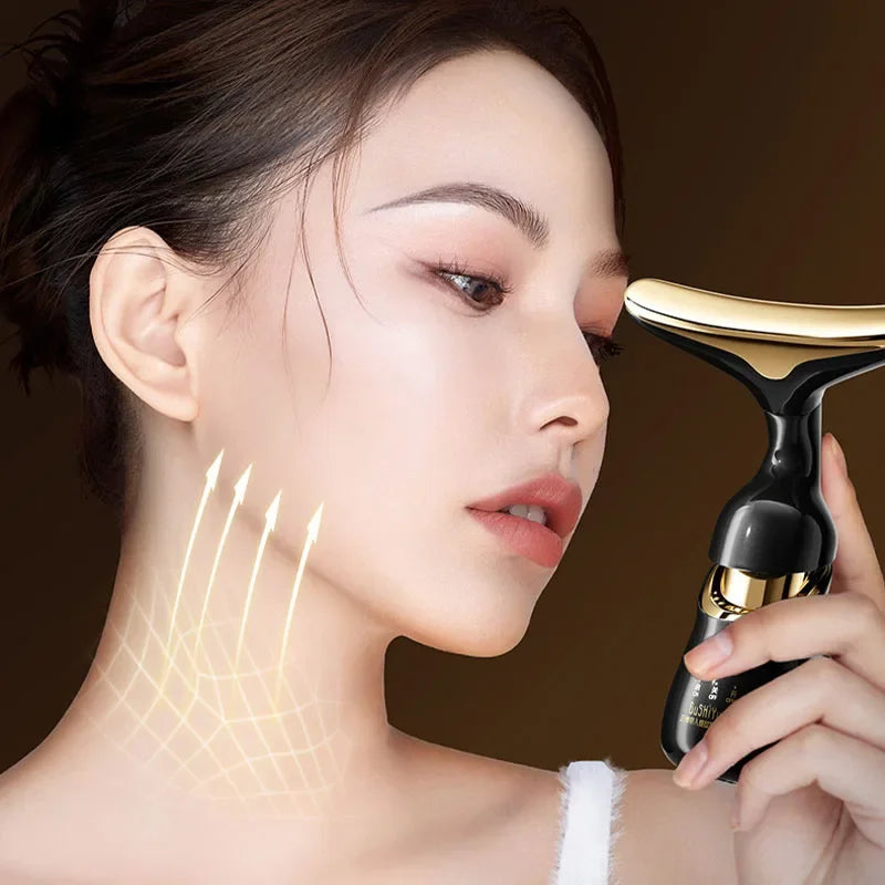 Povei Microcurrent Face & Neck Massager for Skin Rejuvenation & Anti-aging