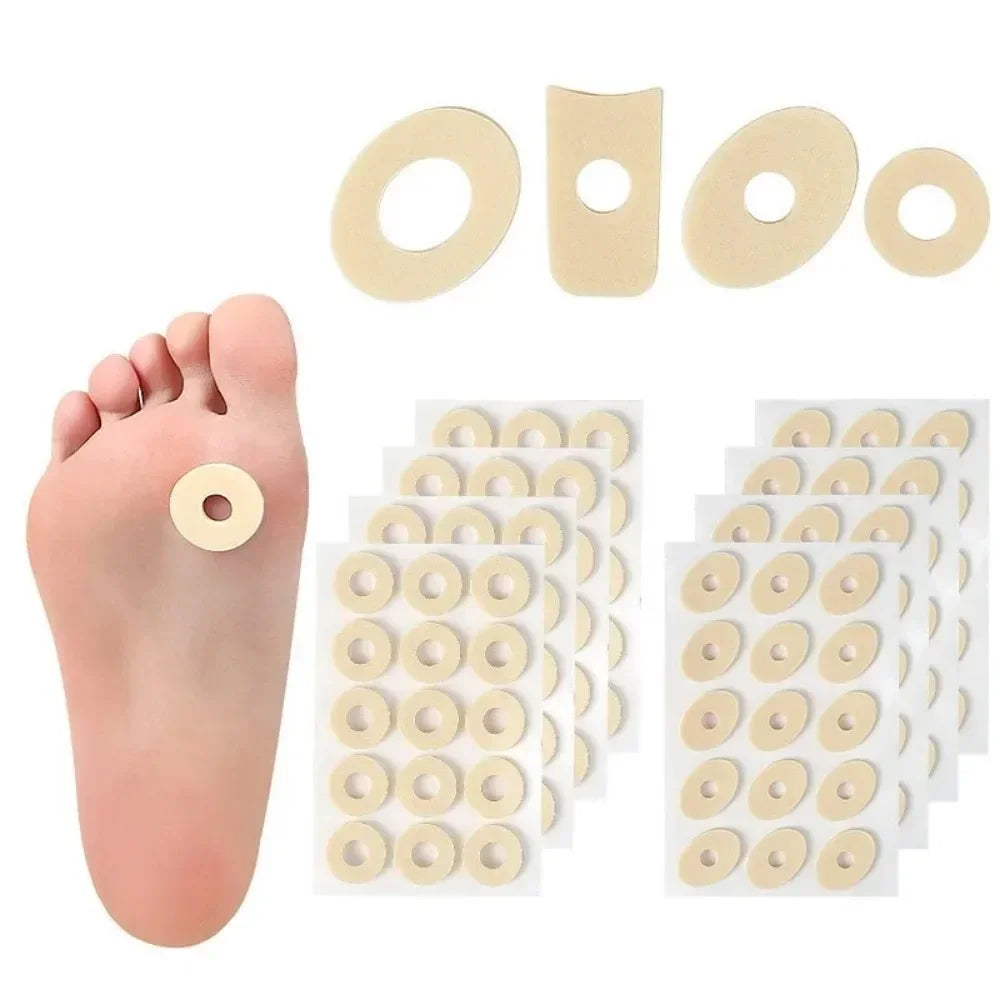 15PCS Corn Cushions Soft Latex Foam Self Adhesive Callus Heel Pads by Povei