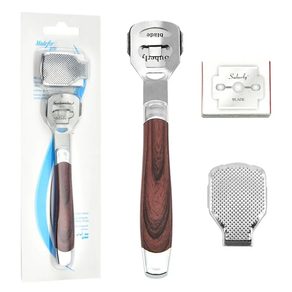 Povei Callus Shaver Trimmer Set for Smooth Feet - Foot Care Tool