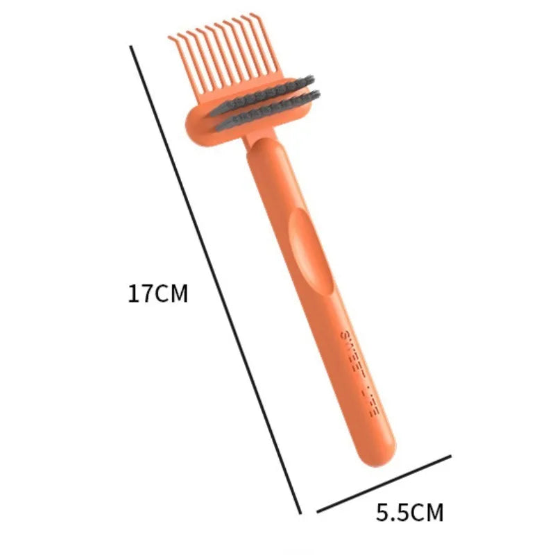 Povei Comb Cleaning Brush: Hairbrush Cleaner Rake for Home & Salon Use