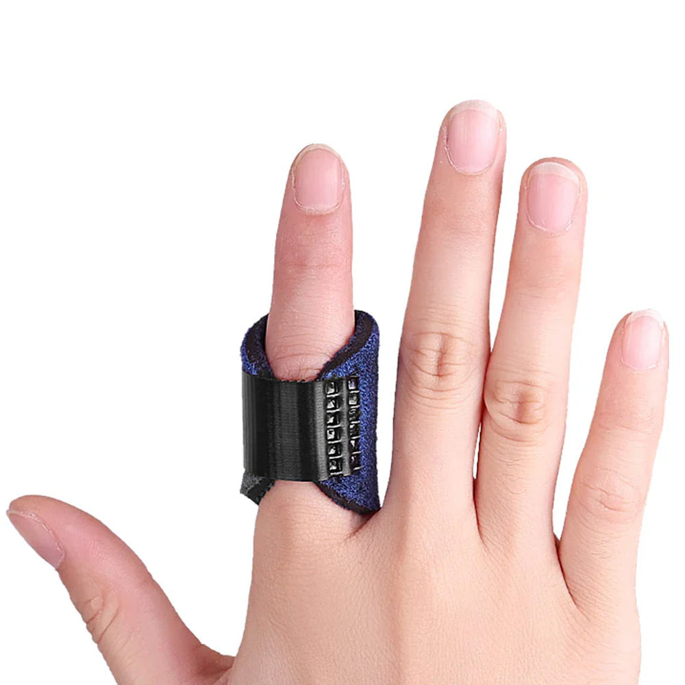 Povei Adjustable Finger Splint Brace with Aluminum Alloy Support