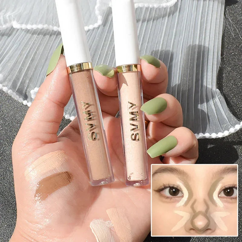 Povei Contouring Concealer Cream Covers Acne Dark Circles