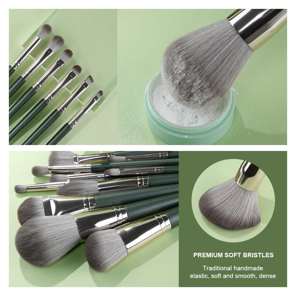 Povei 14-Piece Professional Makeup Brushes Set for Beauty Essentials