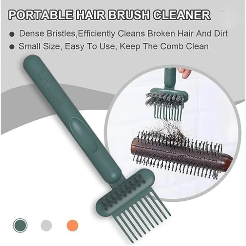 Povei Comb Cleaning Brush: Hairbrush Cleaner Rake for Home & Salon Use