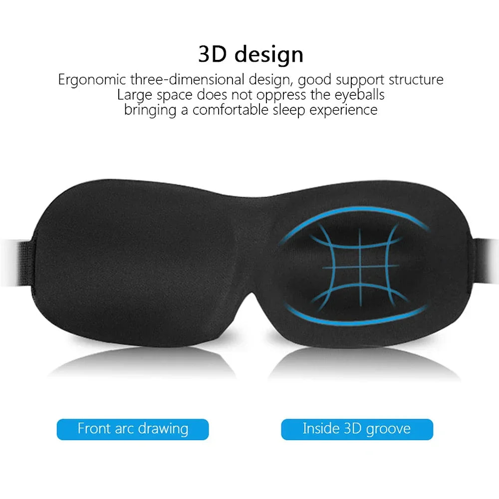 Povei 3D Sleep Mask Eyeshade Cover for Women and Men